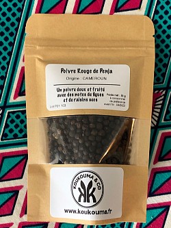 POIVRE ROUGE DE PENJA : 7,90€/sachet de 50g