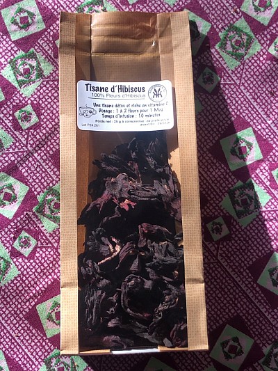 TISANE D'HIBISCUS 5,90€ le sachet de 30g