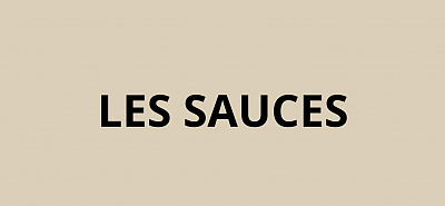 Les sauces