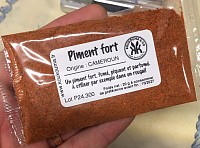 Piment 3,50€ le sachet de 20g